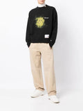 Maison MIHARA YASUHIRO Smiley Face long-sleeve sweater