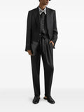 Dolce & Gabbana logo-jacquard blazer