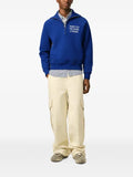 AMI Paris Zipped cotton "Thank you for being a friend" sweatshirt