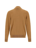 BOSS high-neck zip-up cardigan