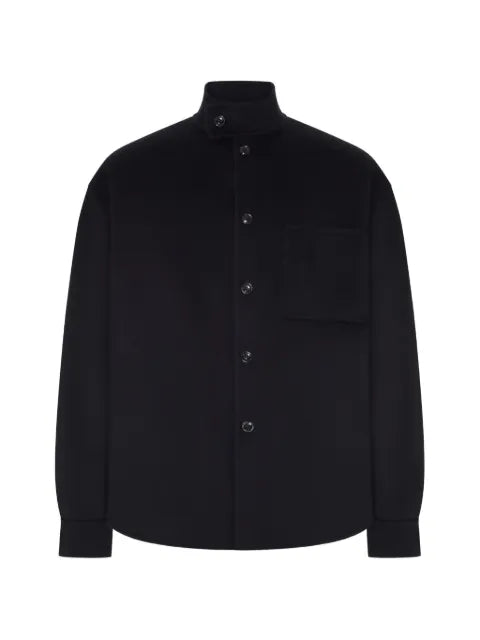 Giorgio Armani cashmere high-neck jacket