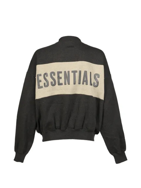 ESSENTIALS cropped panelled sweatshirt