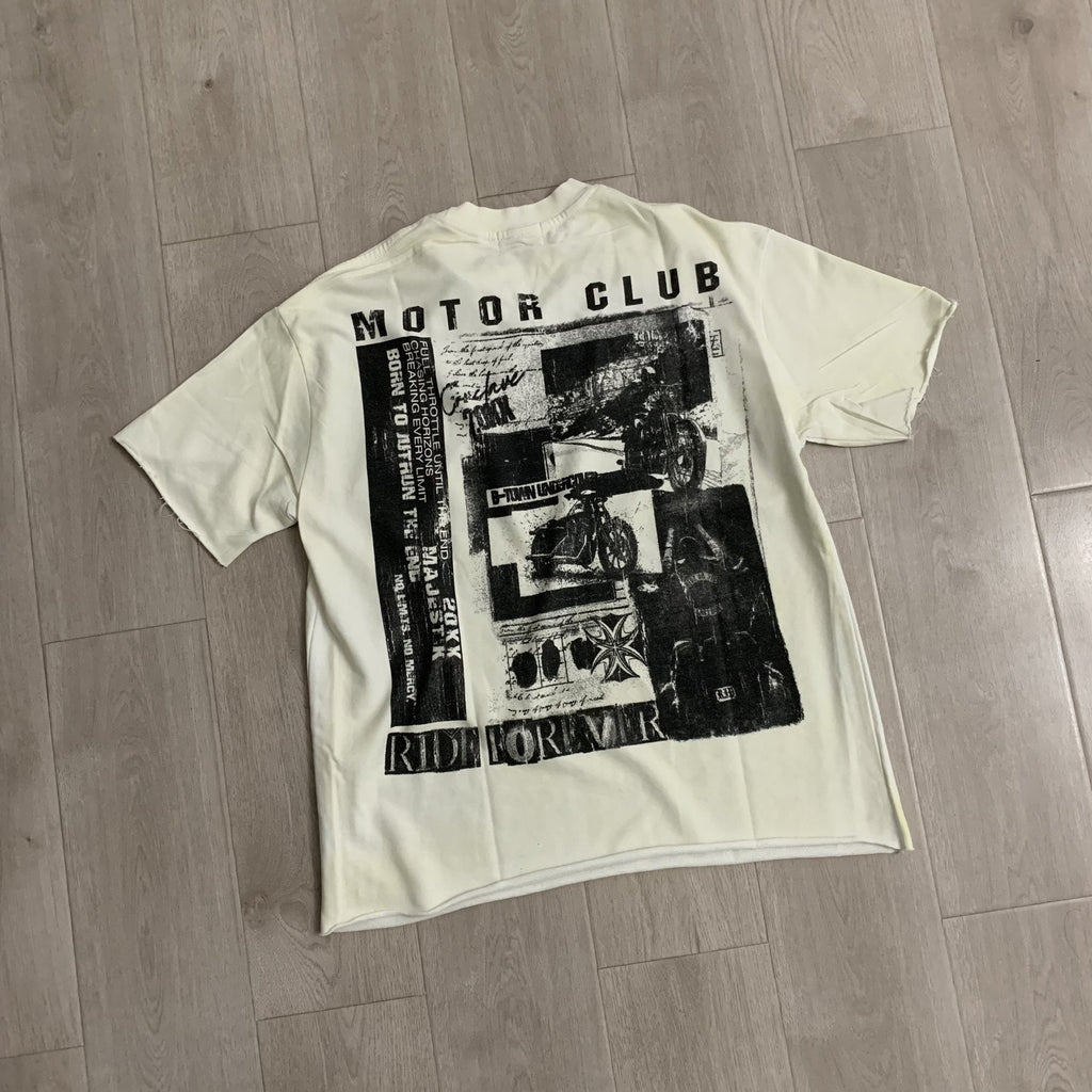 MAJESTIK Motor Club Graphic Short-Sleeve T-Shirt