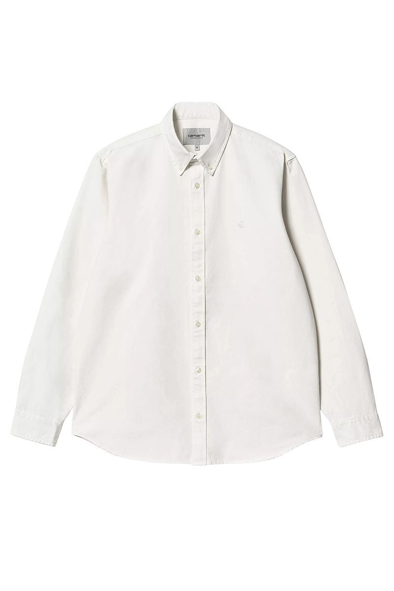 CARHARTT WIP BOLTON SHIRT L/S White
